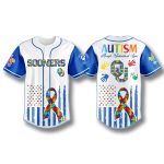 2025 Oklahoma Sooners Autism Awareness Month Jersey