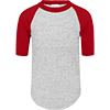 Athletic Heather/Red