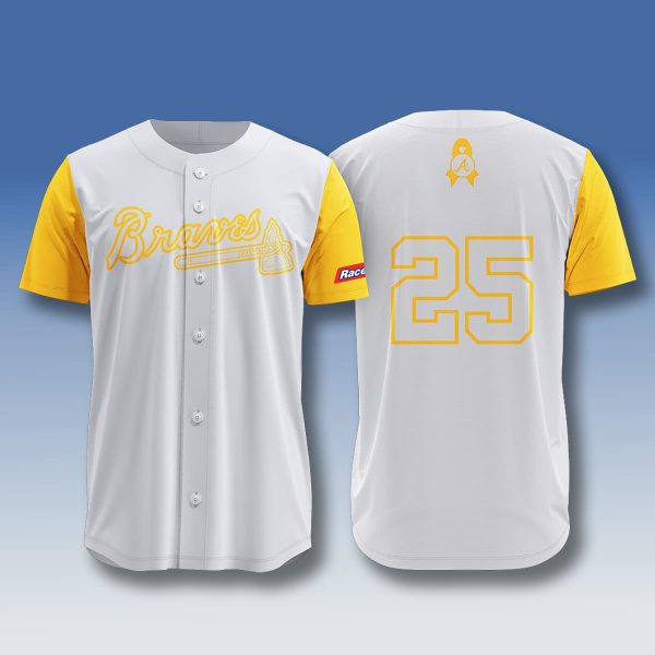 Atlanta Braves Childhood Cancer Awareness Day Jersey Giveaway 2025