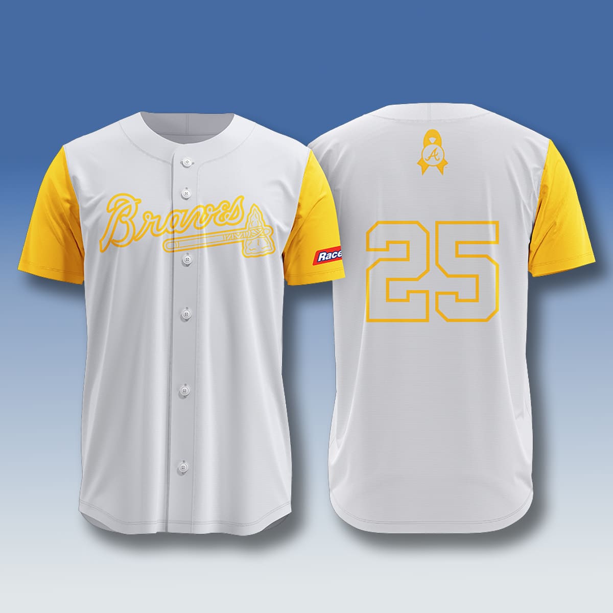 Atlanta Braves Childhood Cancer Awareness Day Jersey Giveaway 2025 Atlanta Braves Childhood Cancer Awareness Day Jersey Giveaway 2025