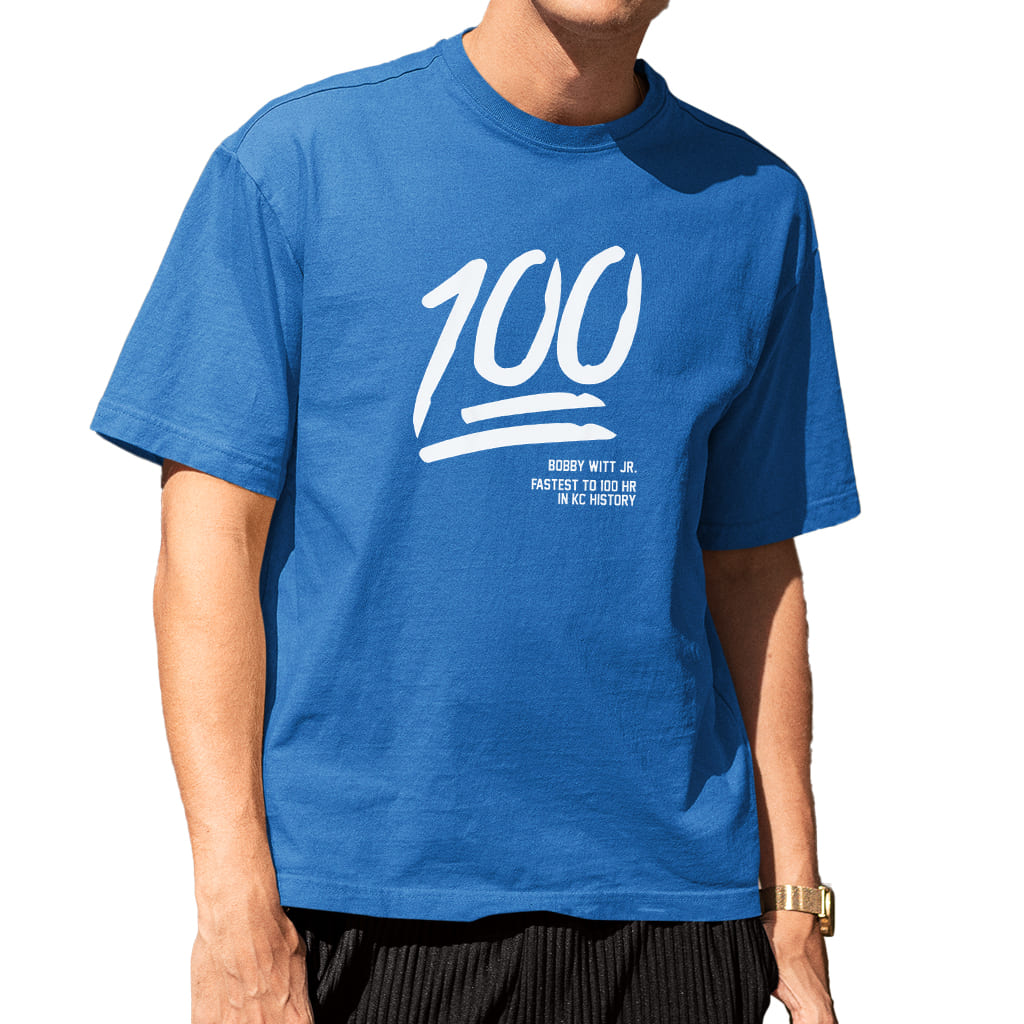 Bobby Witt Jr Fastest 100 Home Run Shirt 17 Bobby Witt Jr Fastest 100 Home Run Shirt 17