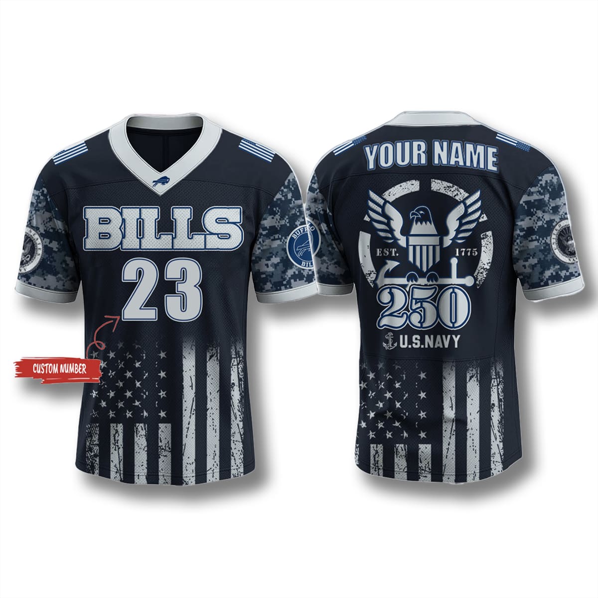 Buffalo Bills US Navy 250th Anniversary Jersey 2025 1 Buffalo Bills US Navy 250th Anniversary Jersey 2025 1