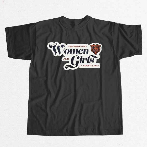 Chicago Bears Celebrating Women and Girls In Sports T shirt 9