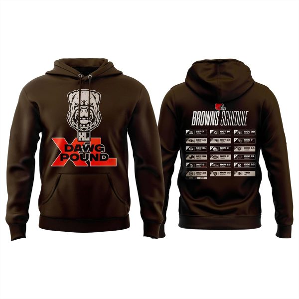 Cleveland Browns 2025 Season Schedule Shirt 1