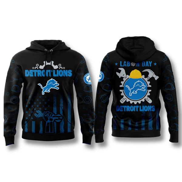 Detroit Lions Labor Day Hoodie 2025 1