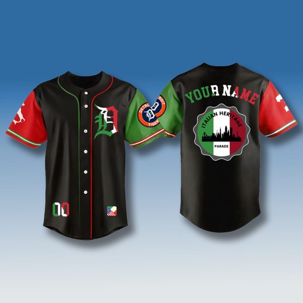 Detroit Tigers Italian Heritage Jersey 2025 1