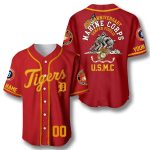 Detroit Tigers U.S Marine Corps 250th Year Anniversary Jersey