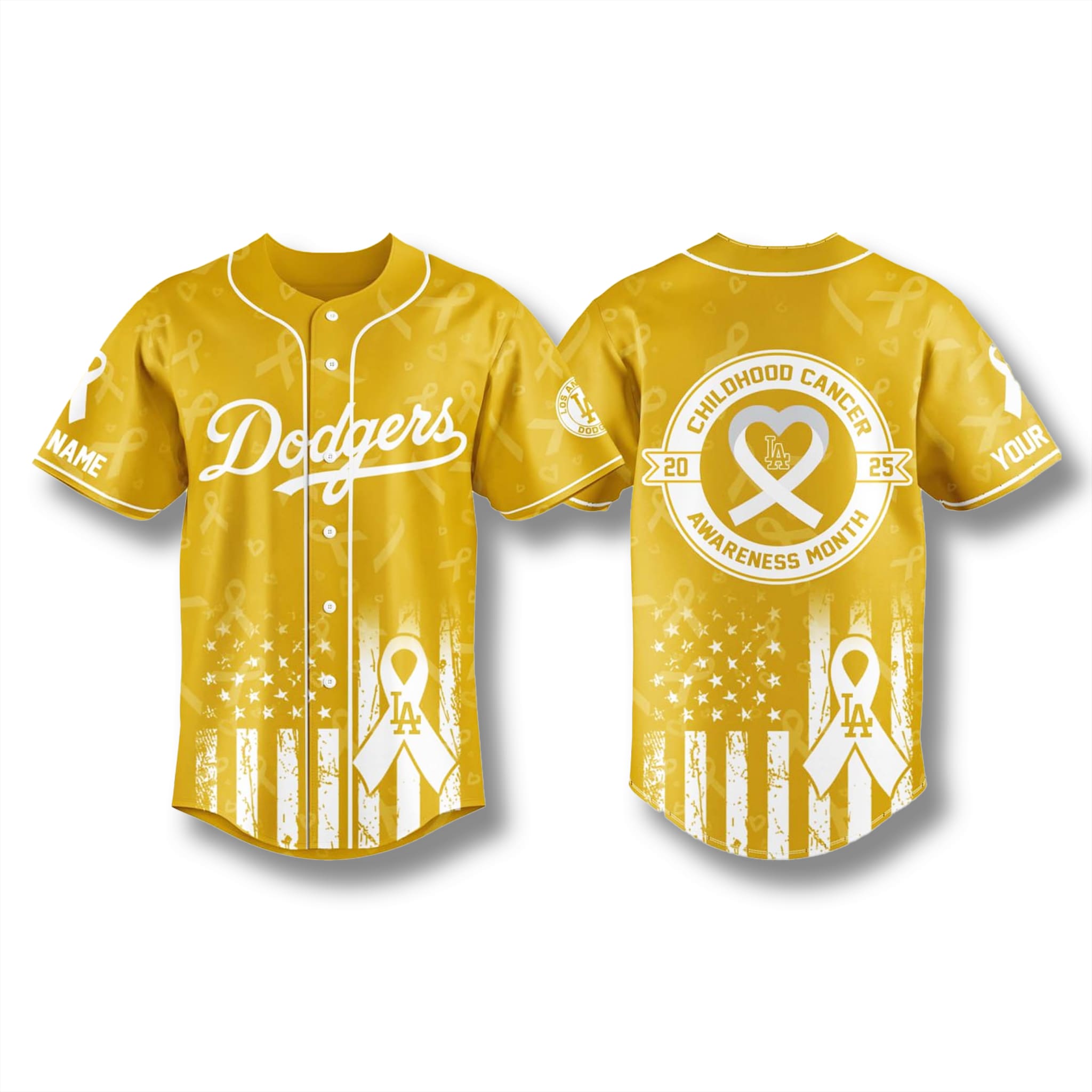 Dodgers x Childhood Cancer Awareness 2025 Jersey Dodgers x Childhood Cancer Awareness 2025 Jersey