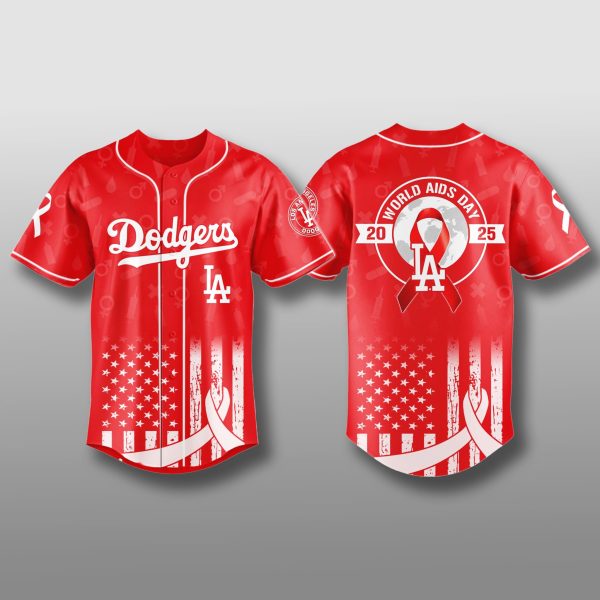 Dodgers x World AIDS Day Jersey 2025