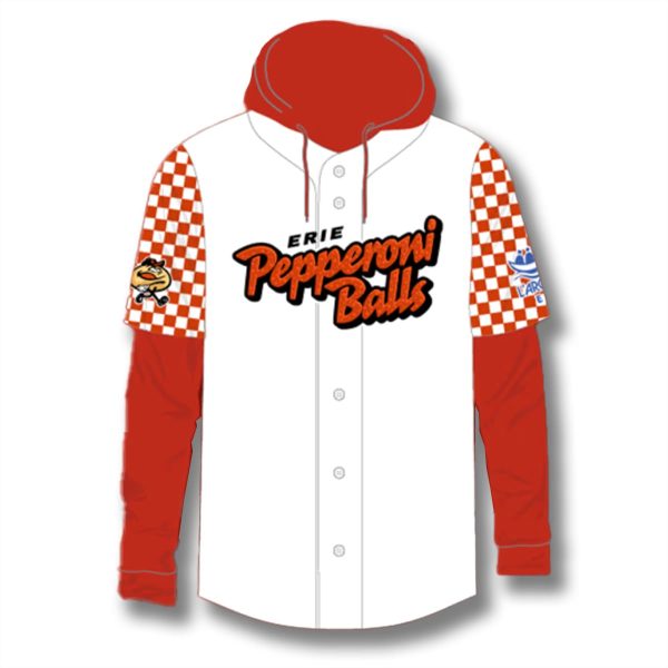 Erie SeaWolves Pepperoni Balls Jersey Hoodie Giveaway 2025