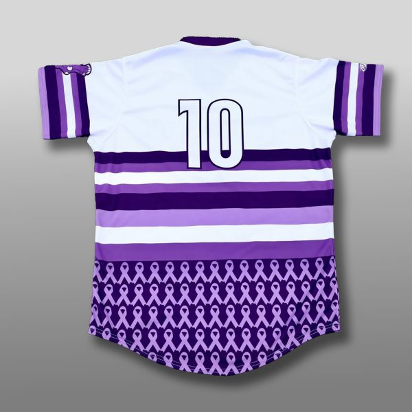 Everett AquaSox Stand Up For Cancer Night Jersey 2025