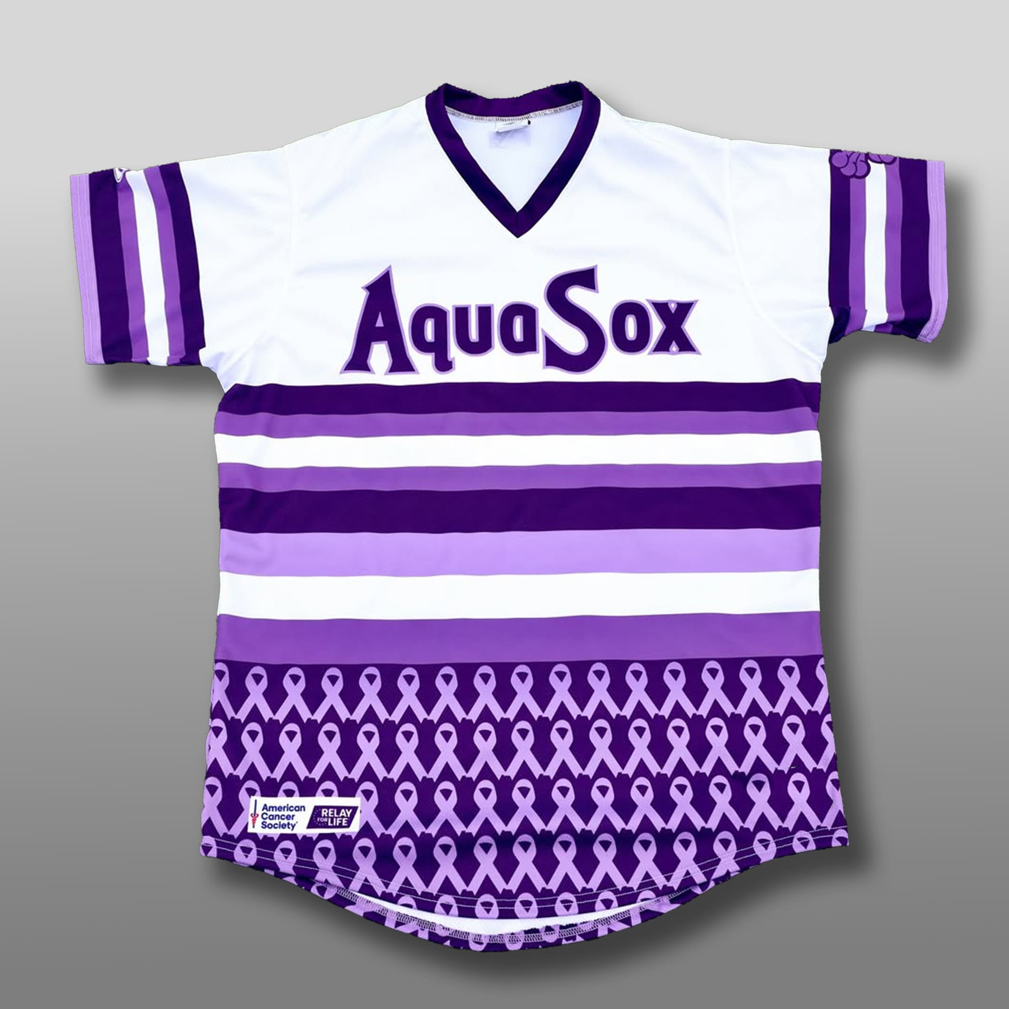 Everett AquaSox Stand Up For Cancer Night Jersey 2025 Everett AquaSox Stand Up For Cancer Night Jersey 2025