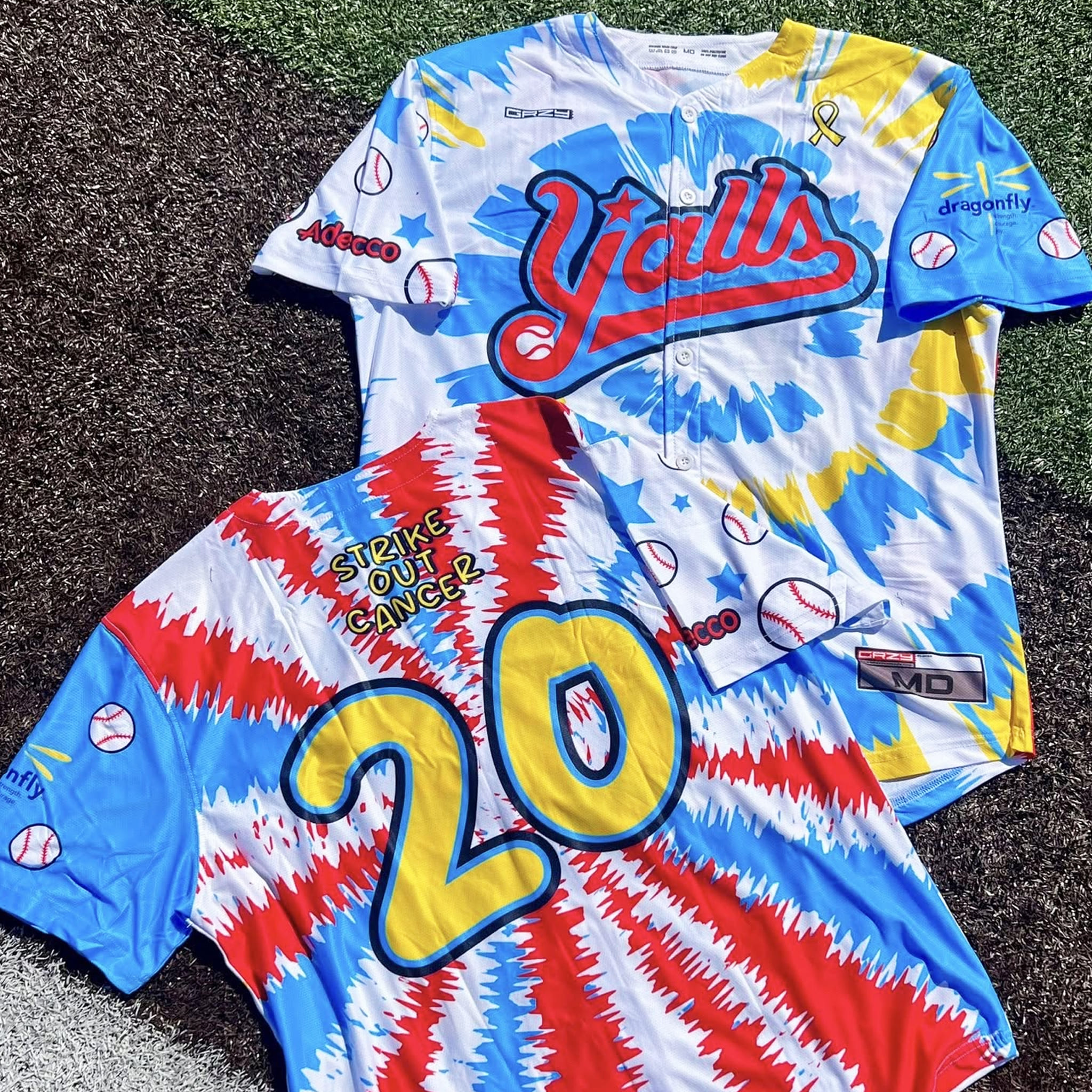 Florence Yalls Strike Out Cancer Jersey 2025 Florence Yalls Strike Out Cancer Jersey 2025