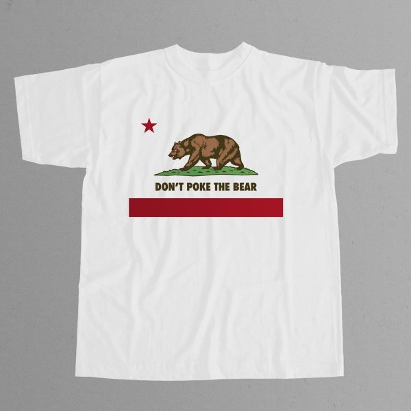 Gavin Newsom Don't Poke The Bear California Flag Shirt