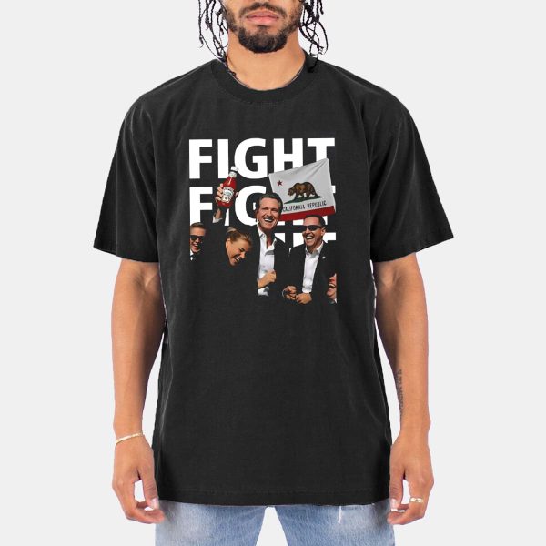 Gavin Newsom Fight California Republic Shirt 10