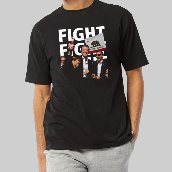 Gavin Newsom Fight California Republic Shirt 12
