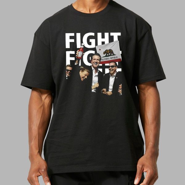 Gavin Newsom Fight California Republic Shirt 2