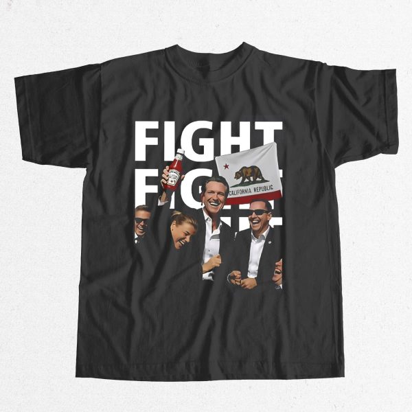 Gavin Newsom Fight California Republic Shirt 9