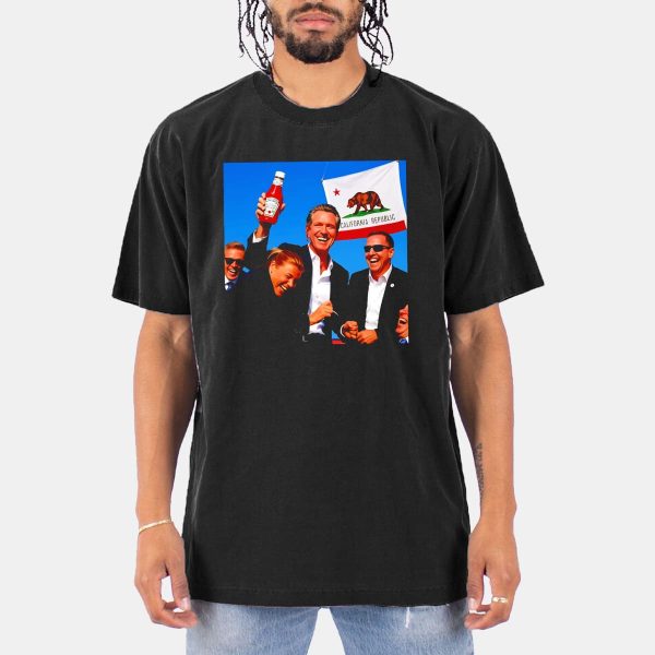 Gavin Newsom Trump Fight Fight Meme Shirt 10