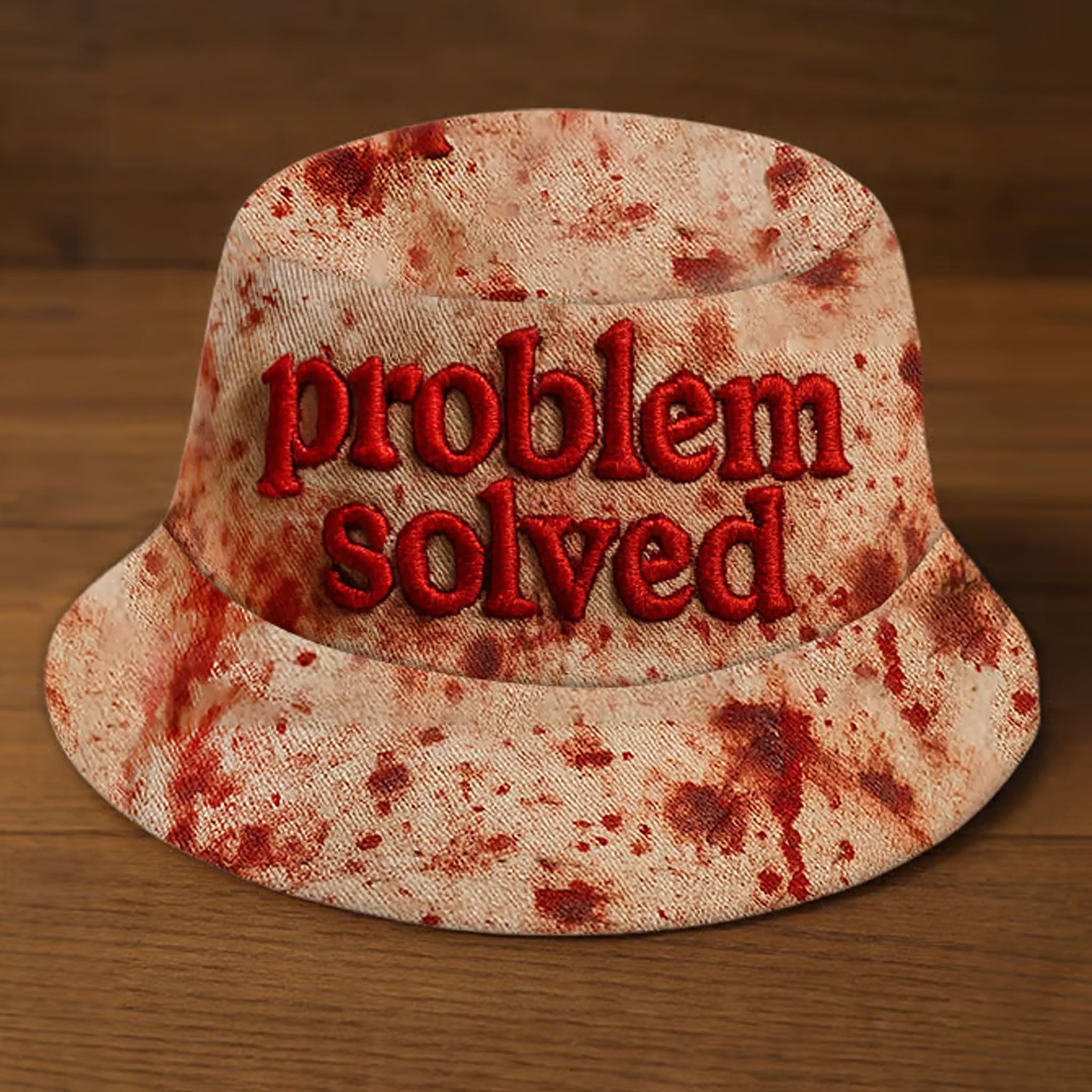 Halloween Problem Solves Bloodstained Bucket Hat Halloween Problem Solves Bloodstained Bucket Hat
