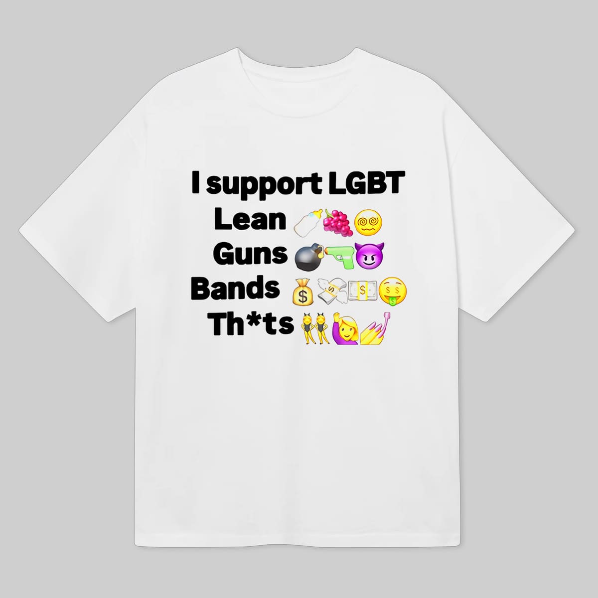 I Support Lgbt Lean Guns Bands Shirt 6 I Support Lgbt Lean Guns Bands Shirt 6