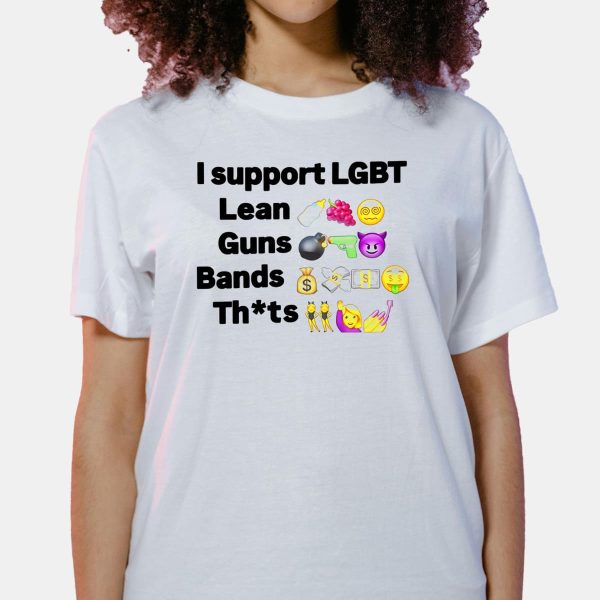 I Support Lgbt Lean Guns Bands Shirt 7
