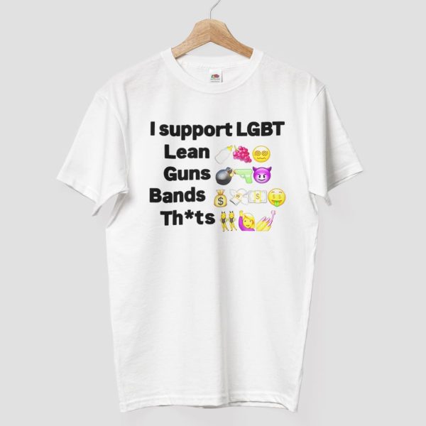 I Support Lgbt Lean Guns Bands Shirt 8