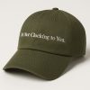 Justin Bieber It's Not Clocking to You Embroidered Hat