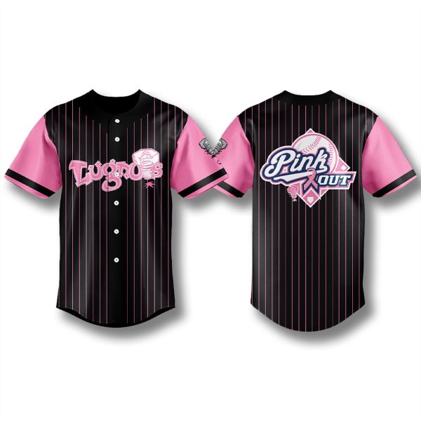Lansing Lugnuts Pink Out The Ballpark Jersey 2025