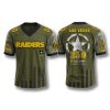Las Vegas Raiders US Army 250th Anniversary Jersey 2025