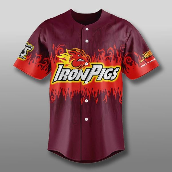 Lehigh Valley IronPigs x Hot Tamales Jersey 2025
