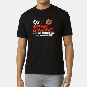 Auburn Tigers 9x National Champions Shirt 1