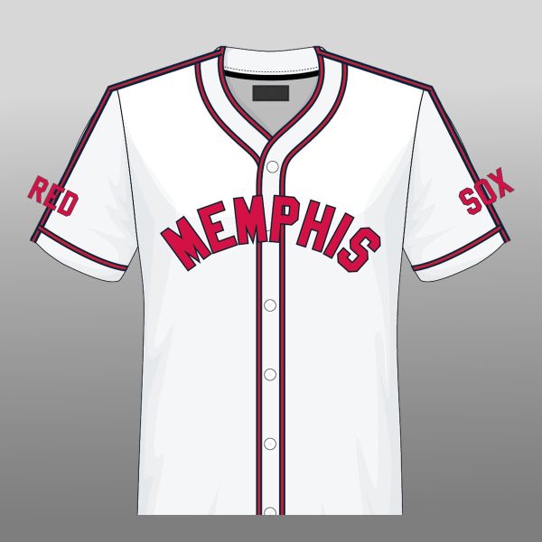 Memphis Redbirds Red Sox Giveaway Jersey 2025 1