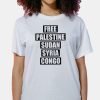 Miguel Free Palestine Sudan Syria Congo Shirt 7