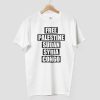Miguel Free Palestine Sudan Syria Congo Shirt 8