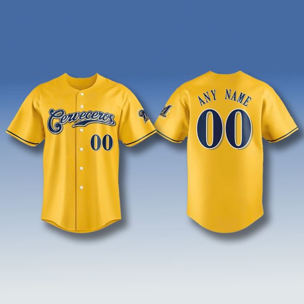 Milwaukee Brewers Cerveceros Night 2025 Jersey 1