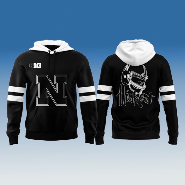 Nebraska Cornhuskers Black Mode Hoodie 2025
