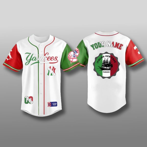 New York Yankees x Italian Heritage Jersey 2025 1