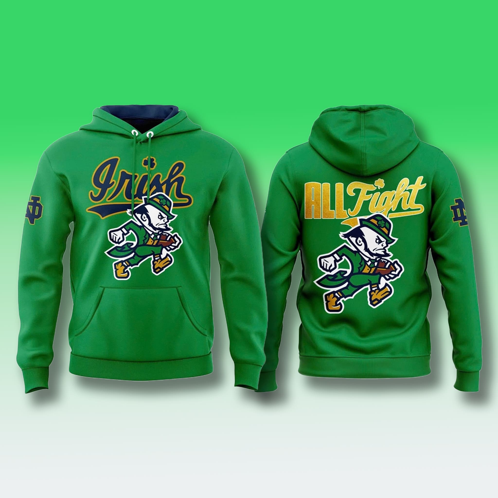 Notre Dame Fighting Irish Leprechaun Shirt Hoodie 2025 Notre Dame Fighting Irish Leprechaun Shirt Hoodie 2025