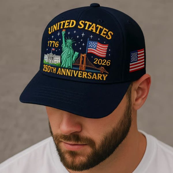 Patriots United States 1776 2026 250th Anniversary Hat 1