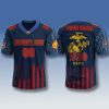 Philadelphia Eagles USMC 250th Anniversary Jersey
