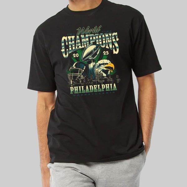 Philadelphia Eagles World Champions 2025 Shirt 11