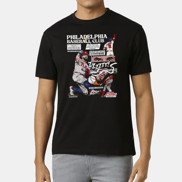 Phillies Kyle Schwarber Schwarbomb Comic Shirt 3
