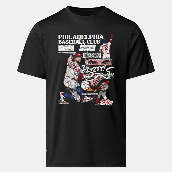 Phillies Kyle Schwarber Schwarbomb Comic Shirt 5