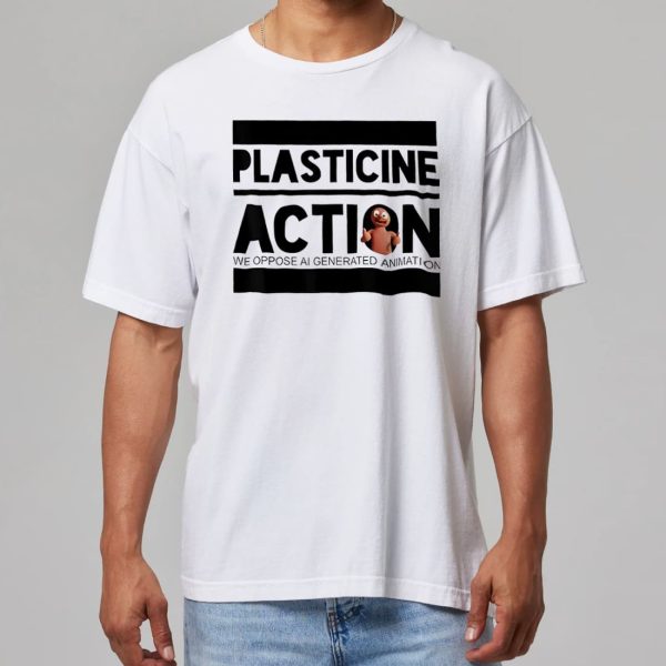 Plasticine Action We Oppose Ai Generated Animation Shirt 13