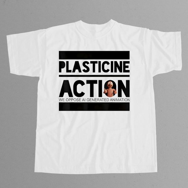 Plasticine Action We Oppose Ai Generated Animation Shirt 14