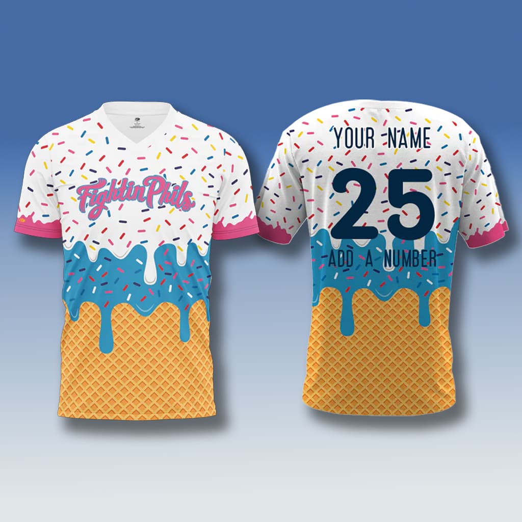 Reading Fightin Phils Ice Cream Jersey 2025 Reading Fightin Phils Ice Cream Jersey 2025