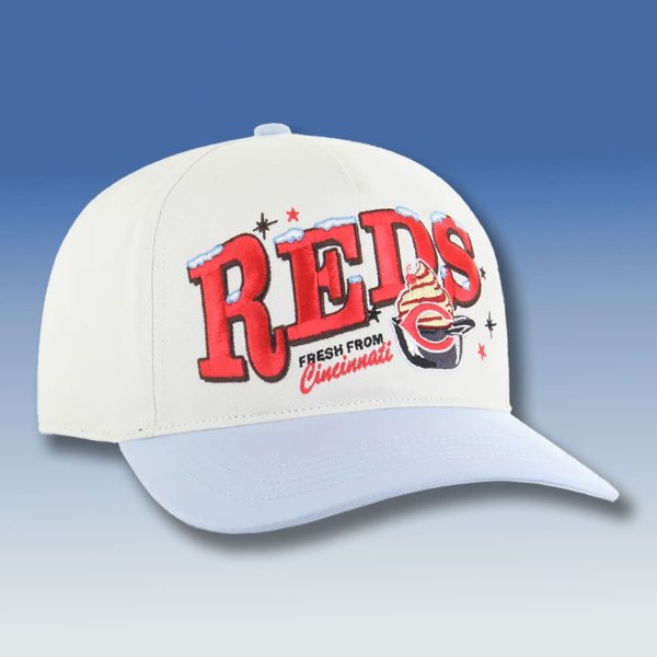 Reds Fresh From Cincinnati Ice Cream Hat 2025 1