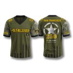 San Francisco 49ers U.S. Army's 250th Jersey
