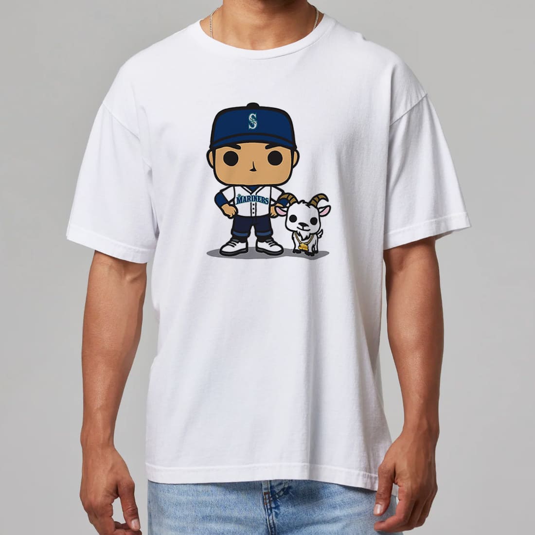 Seattle Mariners Ichiro Funko GOAT Night Shirt 2025 11 Seattle Mariners Ichiro Funko GOAT Night Shirt 2025 11